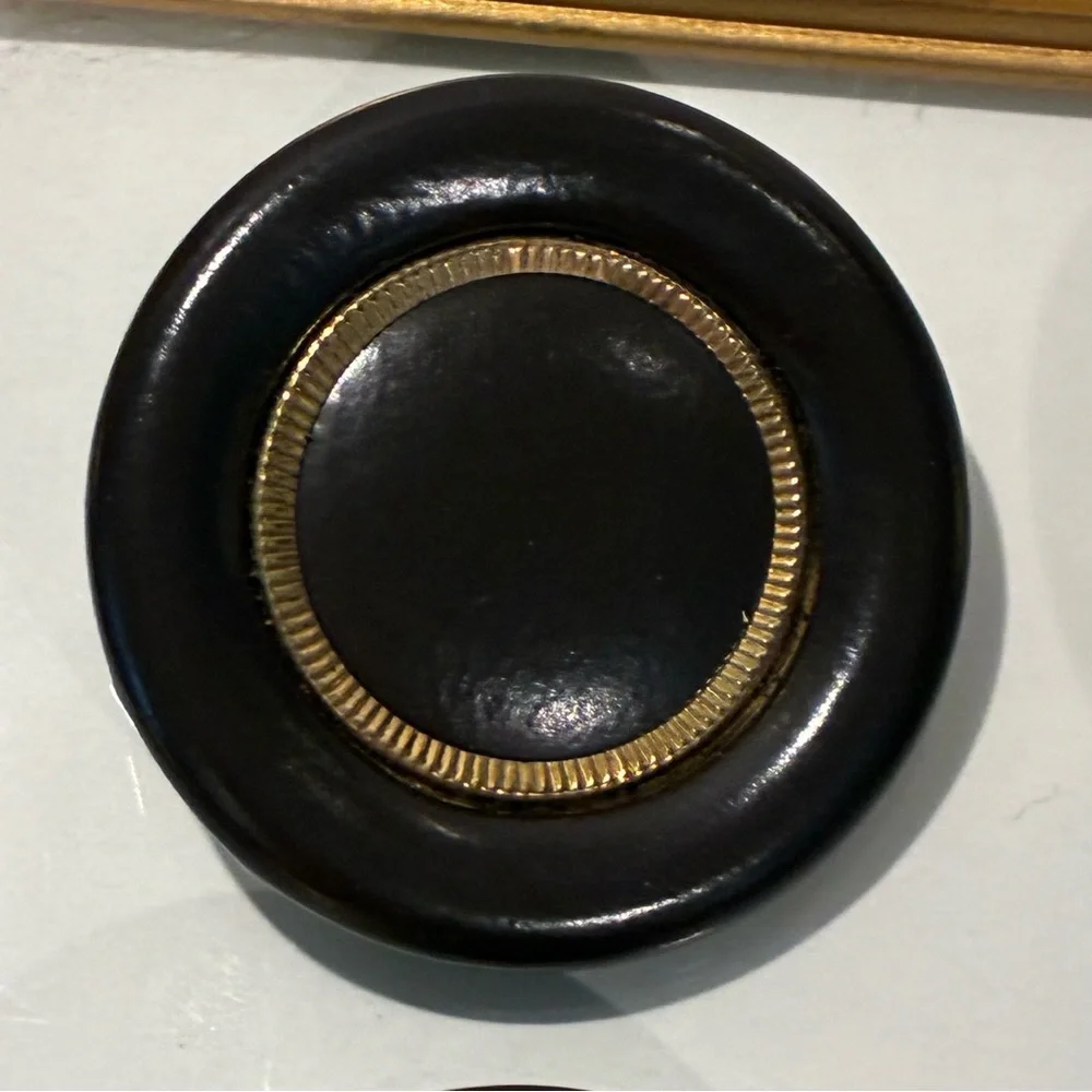 Vintage 1950s/1960s Large Sewing Buttons Set of 4: Black